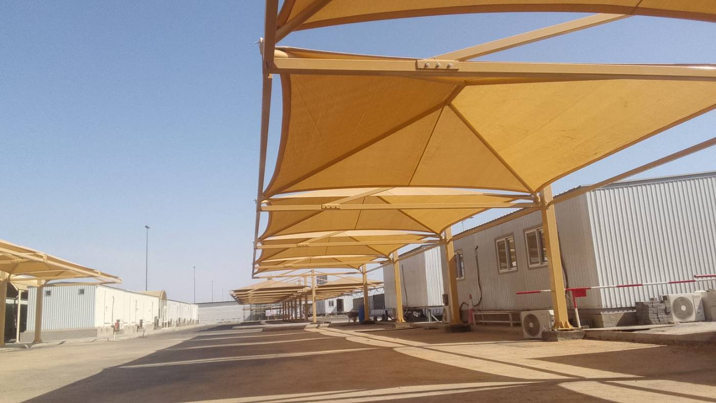 Shade, with an architectural purpose.