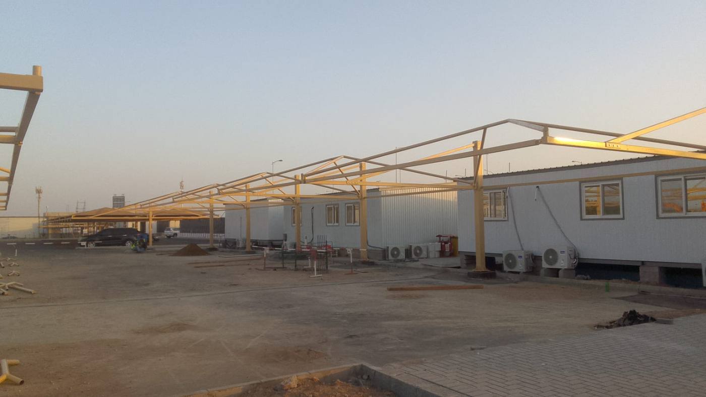 SAL Jeddah shades & steel frames