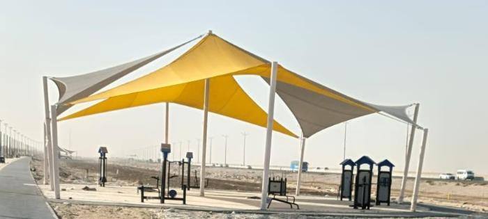 Architectural shade structures