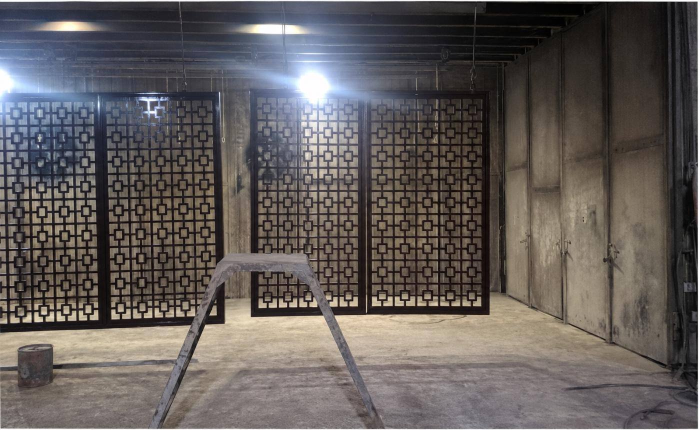 Laser-cut screens & access steelwork